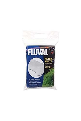 Fluval Filterwatte, fein filterndes Medium für kristallklares, sauberes Wasser, für Aquarienfilter, für Meerwasser geeignet, 250g