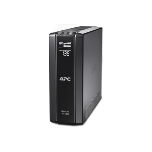 APC von Schneider Electric Energiesparende USV PRO - BR1500GI - Unterbrechungsfreie Stromversorgung 1500 VA (AVR, 10 Steckdosen IEC-C13, USB, Abschaltsoftware)