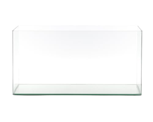 Curved Garden Tank Panorama | Kleines Aquarium aus Glas | Nano Glasbecken mit abgerundeten Ecken| Premium Aquascaping Aquarien | 10 Liter - 30x17x20cm