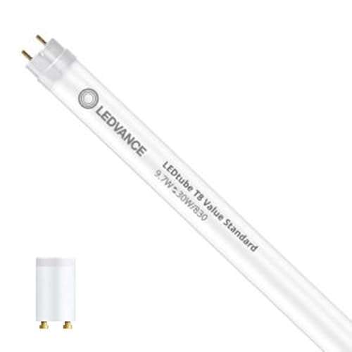 Ledvance LED Röhre T8 Superior (EM/Mains) Standard Output 9.7W 1530lm - 830 Warmweiß | 90cm - Ersatz für 30W