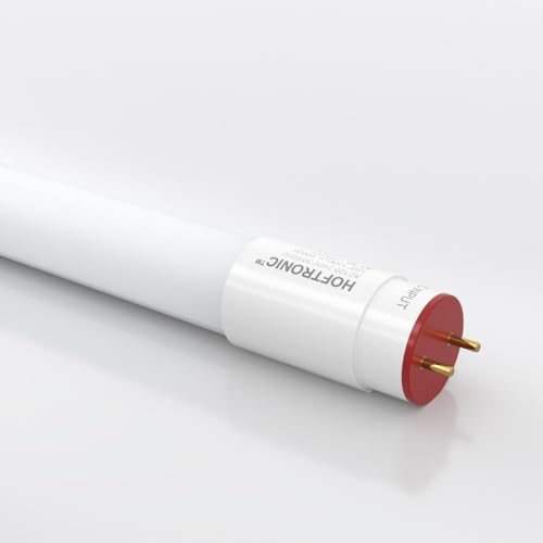 HOFTRONIC - LED Röhre 120cm - 18 Watt 3150 Lumen (175lm/W) - Super Bright - 6000K Kaltweiß - Ersetzt 105W (105W/840) Leuchtstoffröhre - Flimmerfrei - Neonröhre - LED Tube Inkl. Dummy Starter