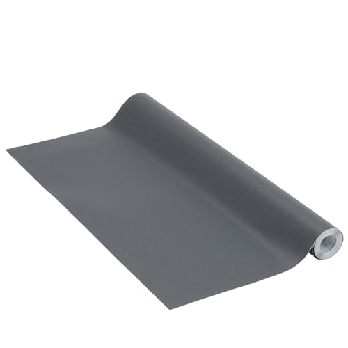 Venilia Klebefolie | Dunkelgrau | Uni Matt Anthrazit Dunkelgrau, 45cm x 2m | selbstklebende Möbel-Folie, Dekofolie, Tapete, Küchenfolie | PVC ohne Phthalate | Made in EU