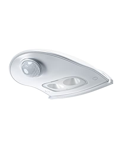 LEDVANCE LED Batteriebetriebene Leuchte, Leuchte für Außenanwendungen, Bewegungssensor, Tag-Nacht-Sensor, Kaltweiß, 102,5 mm x 92,4 mm x 36,5 mm, Door LED Down