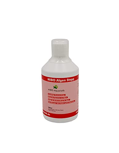 MIBO Algenstopp Algenvernichter 500 ml Flasche ausreichend für 5.000 L Neue Rezeptur ohne Kupfer größere Reichweite!!