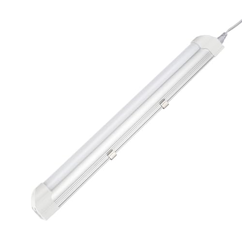 ZYHAOYAN 6500 K, T5 LED Fixture, Integrated Single Lamp, Ceiling and Utility Shop Lamp, Attachable Lamps for Rooms, Garagen, Workbenches (500 mm/19,6 Zoll, 24 V)