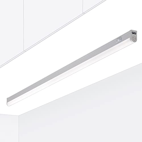 Oktaplex Riga LED Unterbauleuchte Küche 84cm neutralweiß 4000K Lichtleiste erweiterbar Unterschrankleuchte 1270 Lumen 12,7W 230V mit Schalter