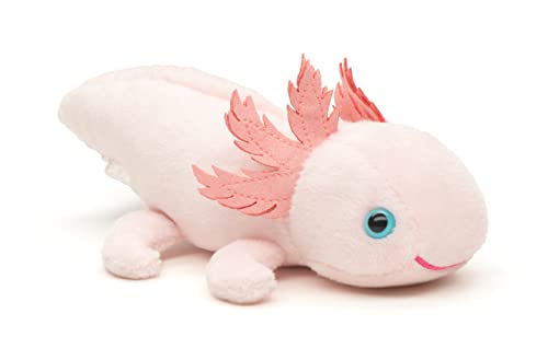 Uni-Toys - Axolotl mit Magnet - 15 cm (Länge) - Plüsch-Wassertier - Plüschtier, Kuscheltier