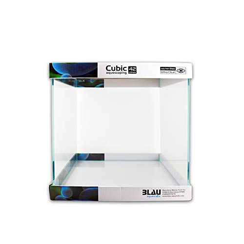 Blau Aquaristic 7785042 Aquascaping Cube, 42 Liter, 35 x 35 x 35 cm, Blau