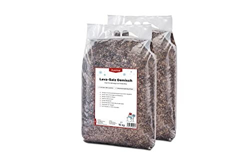 Lavasalzstreu 2x 15 kg Sack Streugranulat als Streusalz Ersatz mit 20% Salzanteil