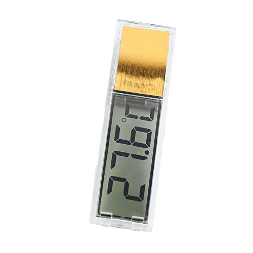 Aquarium-Thermometer, Digital, Aquarium-Thermometer, Wassertemperaturmessung, LED-Anzeige, Aquarium-Thermometer, Aufklebbares Aquarium-Temperaturmessgerät für Süß- und Salzwasser