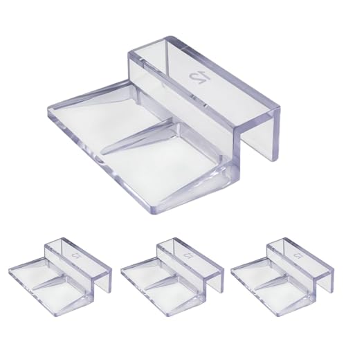 Clips für Aquariumabdeckung, Acrylnetz-Klemme für Aquarium, Glashalter für Aquarium, Aquarium-Clip, aus sicherem Glas, Acryl-Clips für Aquarium, universelle Clips für Aquariumdeckel