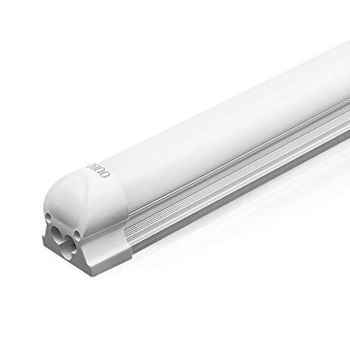 OUBO [Premium 107 lm/W LED Leuchtstoffröhre komplett 90cm T8 Tube Röhrenlampe Leuchtstofflampe Warmweiß 14W 1500lm milchige Abdeckung