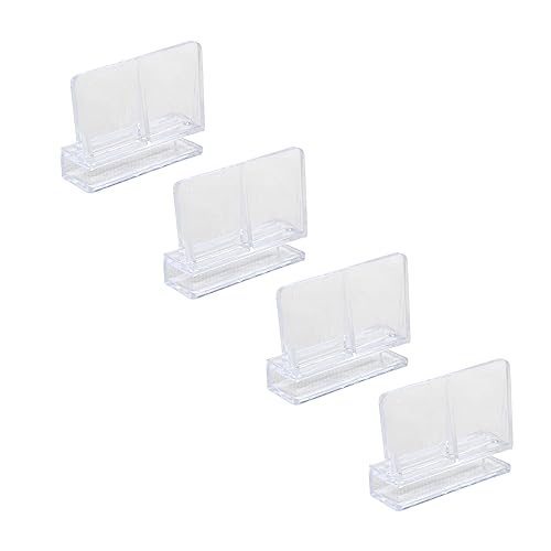 Psdndeww Glasabdeckungs-Clip-Deckel für randlose Aquarien, für 6 mm dicke Glas-Clip-Deckel, Aquarien, Glasabdeckung, Clip, Glas, 4 Stück