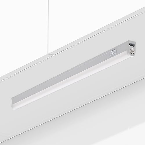 Oktaplex Riga Unterbauleuchte Küche LED neutralweiß 4000K 54cm Lichtleiste 230V erweiterbar Unterschrank-Beleuchtung 840 Lumen 8,8W mit Schalter