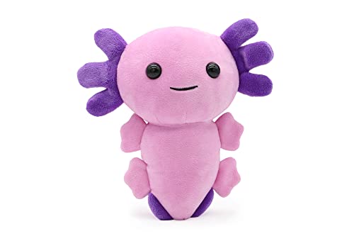 Noxxiez Axolotl Kuscheltier in lila - Stofftier Plüschtier