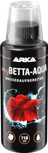 ARKA myBETTA-Aqua - 118 ml - Wasseraufbereiter für Kampffisch Aquarien, sorgt für kampffischgerechtes Wasser im Süßwasseraquarium.