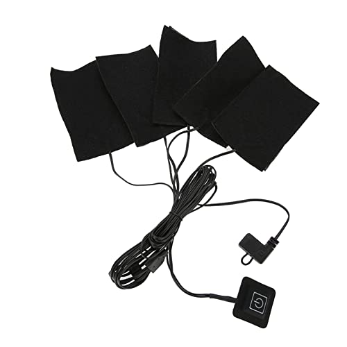 Heizpads USB 8 Tuch Heat Pad Beine USB Elektrische Kleidung Fünf Heizpads Heizung Elektrische Wärmepads Element Einstellbare Temperatur Wärmer Werkzeug