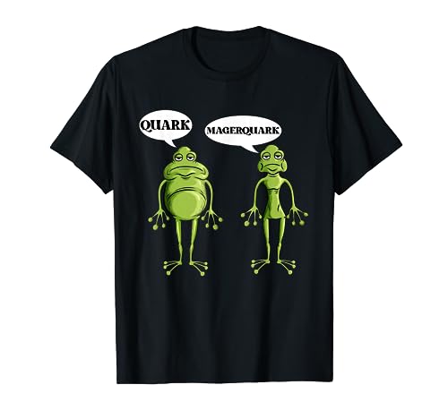 Frosch macht Quark Diät Magerquark Wortspiel mit Fröschen T-Shirt