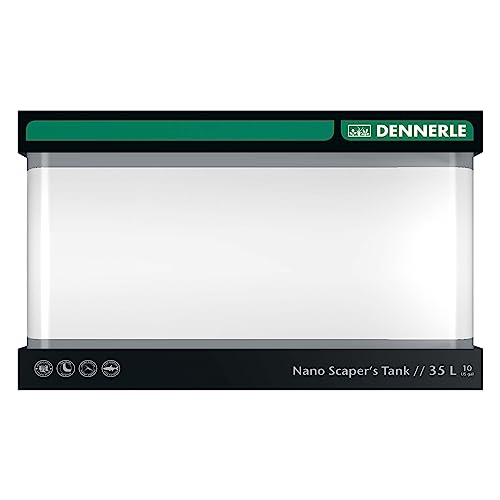 Dennerle Nano Tank - 35 Liter - Aquascaping Aquarium - 40 x 32 x 28 cm