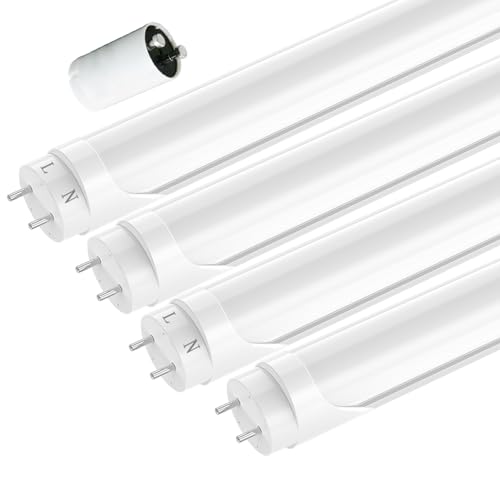 JESLED LED Röhre 150 cm, T8 G13 LED Leuchtstoffröhre Flimmerfrei, 24 Watt 3960 Lumen(165lm/W), Neutralweiß 4000K Röhrenlampe Inklusive Starter, Neonröhre LED Tube Bürolampe, 4 Stück (1513mm)