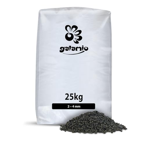 GALAMIO Lavastreugut Lavastreu Winterstreu Ohne Salz Streumittel Für Winter Streugranulat Streugut Streusplitt Salzfrei Streuen Rutschhemmend Sehr Fein 2-4mm 25kg Sack / 1 Karton Paligo