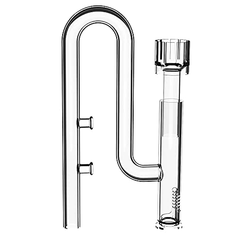 FZONE 13mm Aquarium Glass Mini Skimmer Lily Inflow and Drain Kits for Mini Nano Tanks Filter Tubes for 1/2'' Hoses (13mm: In with Skimmer)