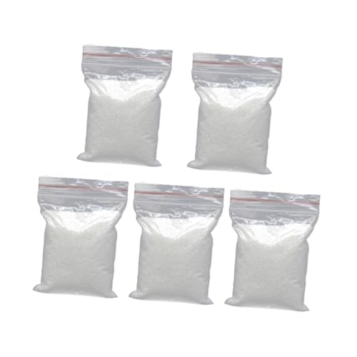 Yardwe 5 Packungen Sanddekoration Weißer Sandstein Sandfüller Dekorationen Für Aquarien Fisch Aquarium Dekoration Weiße Kieselsteine Sand Für Salzwasseraquarien Kies Für Aquarien