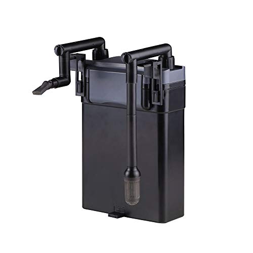 AquaOne Aquarium Hang On Filter HBL-803 I Außenfilter für Aquarien bis 150 Liter I Hochwertiger Aquariumfilter 500 L/h I Regelbarer Anhängefilter 6 Watt Pumpe