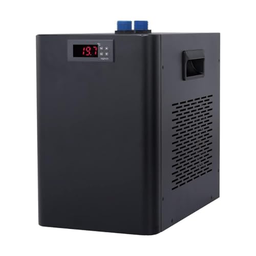 180W Aquarium Wasserkühler 60L Aquarium Kühler Heizsystem 10-40℃ Gerät mit konstanter Temperatur Nachhaltige Kühlung,500L