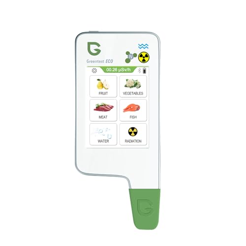 Geigerzähler Greentest Eco 6 + Nitrattester Fleisch Fisch TDS Wassertester dosimeter Strahlenmessgerät Strahlungsmessgerät nitrat tester messgerät nitratmessgerät geiger counter