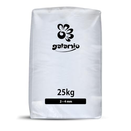 GALAMIO Lavastreugut Lavastreu Winterstreu Ohne Salz Streumittel Für Winter Streugranulat Streugut Streusplitt Salzfrei Streuen Rutschhemmend Sehr Fein 2-4mm 25kg x 12 Sack 300kg / 1 Palette Paligo