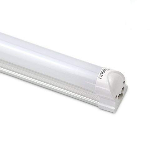 OUBO [PRO LED Leuchtstoffröhre komplett 150CM LED Tube T8 Röhre Leuchtstofflampe mit Fassung, 24 Watt, 2450 Lumen, Warmweiß 3000K