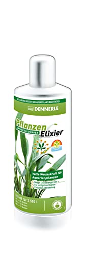 Dennerle 2755 Pflanzen Elixier - Universaldünger für Aquarienpflanzen, für sattgrüne Blätter, 500 ml