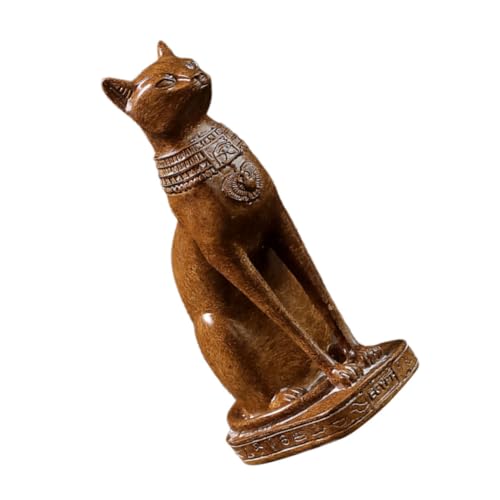 HOMOCONO Antike Ägyptische Katzenfigur Ägyptische Katzenfiguren Ägyptische Katzenfiguren Aus Kunstharz