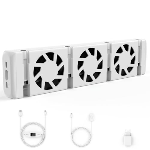 Heizkörper Ventilator, Smarter Heizungsventilator für Heizungen und Unterheizungen, Langlebiger Heizkörperverstärker zur Erhöhung der Heizeffizienz, zum Sparen von Energie und Heizkosten