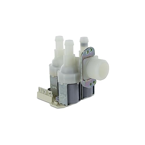 DL-pro Magnetventil 3-fach 90° 11,5mm kompatibel mit Miele 4035200 Ventil Wasserventil für Waschmaschine