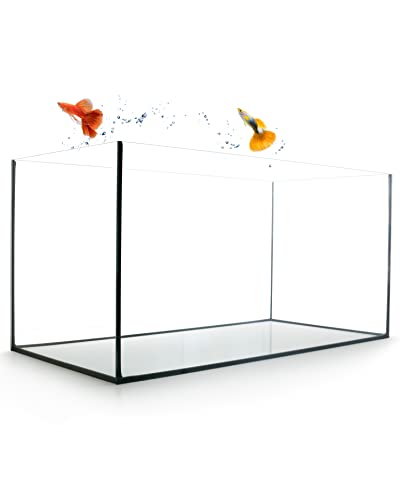 GarPet Aquarium Becken 60x30x30 54 L rechteckig Standard Größen Glas Aquariumbecken Salzwasseraquarium