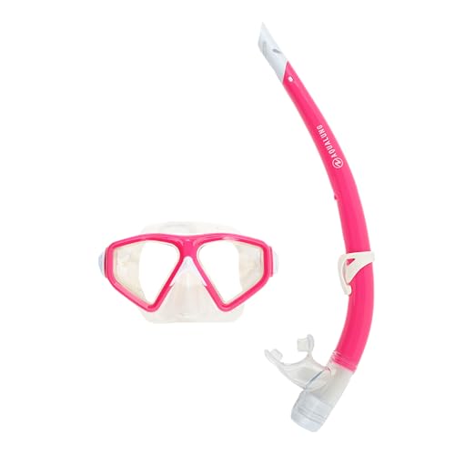 Aqua Lung Unisex-Adult Saturn Combo Mask & Snorkel, Pink, Einheitsgröße EU