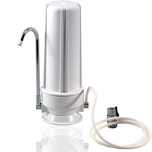 NU Aqua Platinum Series Premium Aufsatz-Wasserfiltersystem - einfach zu bedienender tragbarer Wasserhahn montierter Filter verwandelt Leitungswasser in Trinkwasser