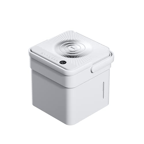 Midea Cube 20 Luftentfeuchter, 20L/24h, Raumgröße ca.100m³(40m²), Wassertank 12L, APP-fähig, 24H Timer, Weiß