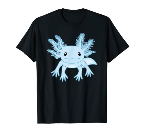 Süßes Blaues Axolotl Kawaii Axolotls T-Shirt