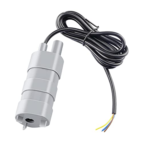 Aideepen DC 12V Tauchpumpe,JT-500 Mikropumpe Gerade Pumpe Förderhöhe 5 M,mit 1.5m Kabel, Wasserpumpe 600L/ H für Aquarium Pool Teich Aquarium Gartenbewässerung Campinggarten Wohnwagen