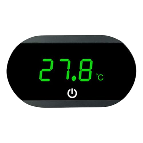 Kabelloser Temperatursensor, digitales Tankthermometer, LED-Display-Thermograph, kabelloser digitaler Aquarium-Thermograph mit LED-Display, präziser Temperatursensor für Süßwasseraquarien