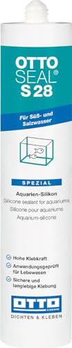 OTTOSEAL S 28 Aquarien- und Glasstein-Silikon 310 ml Kartusche C04 schwarz