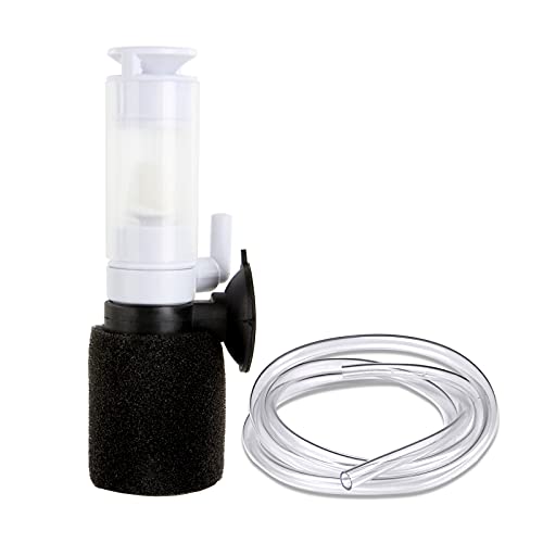 WEAVERBIRD Aquarium Filter Ultra Leiser Luftpumpenfilter 3-in-1-Filtersystem Biochemische Schwammfilter für kleines Fisch Aquarium