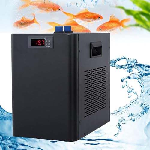 42/79/132GAL Aquariumkühler,leiser Wasserkühler,Wasserkühler für Eisbad,für Hydrokultur-Süßwasser Aquarium-Kühlsystem,160L/42GAL