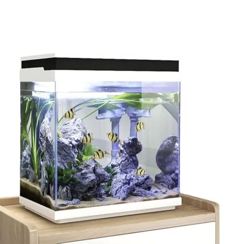 AquaOne Aquarium Komplettset LED mit Pumpe HNE-300 I Kleines Nanoaquarium 13 Liter mit Filteranlage I Mini Nano Becken Set für Fische und Garnelen