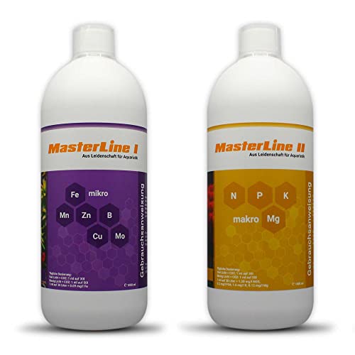 MasterLine I Eisendünger mit Mikronährstoffen (Profiset I + II (2x1000ml))