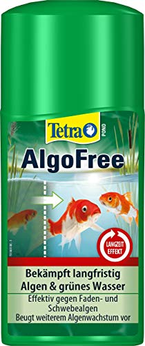 Tetra Pond AlgoFree Schwebealgen- und Fadenalgenvernichter, bekämpft langfristig grünes Wasser im Gartenteich, 250 ml