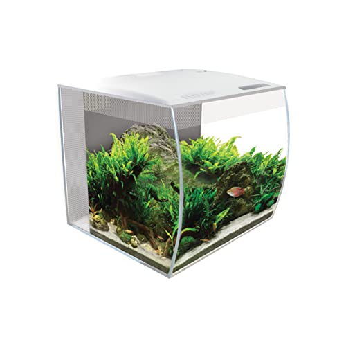 Fluval Flex Nano Aquarium 34L, Süßwasser Aquarium, weiß, 1 Stück (1er Pack)